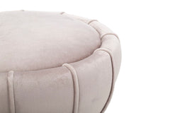 STOOL FLOWER GREY CM Ø 40X44