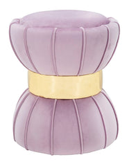 STOOL FLOWER PINK CM Ø 40X44