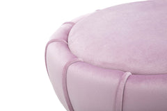 STOOL FLOWER PINK CM Ø 40X44