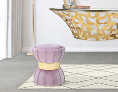STOOL FLOWER PINK CM Ø 40X44