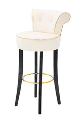 BAR STOOL LUXY CREAM CM 46X48X96