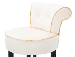 BAR STOOL LUXY CREAM CM 46X48X96