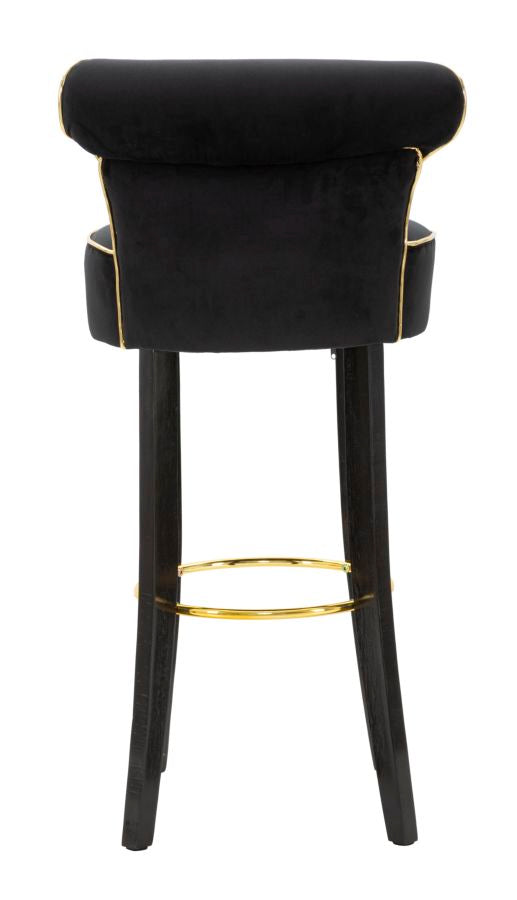 BAR STOOL LUXY BLACK CM 46X48X96