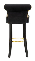 BAR STOOL LUXY BLACK CM 46X48X96