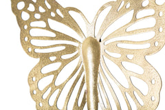 Ensemble de papillons muraux 3D or décoratifs 4 pièces