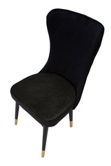 MIMOZA BLACK CHAIR SET 2 PCS CM  40X65X99