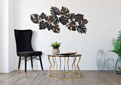 MIMOZA BLACK CHAIR SET 2 PCS CM  40X65X99