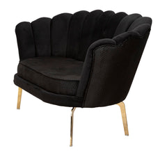 SOFA'  VIENNA PLUS BLACK CM 136X76X78