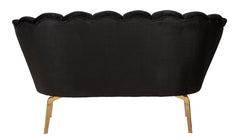 SOFA'  VIENNA PLUS BLACK CM 136X76X78