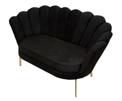 SOFA'  VIENNA PLUS BLACK CM 136X76X78
