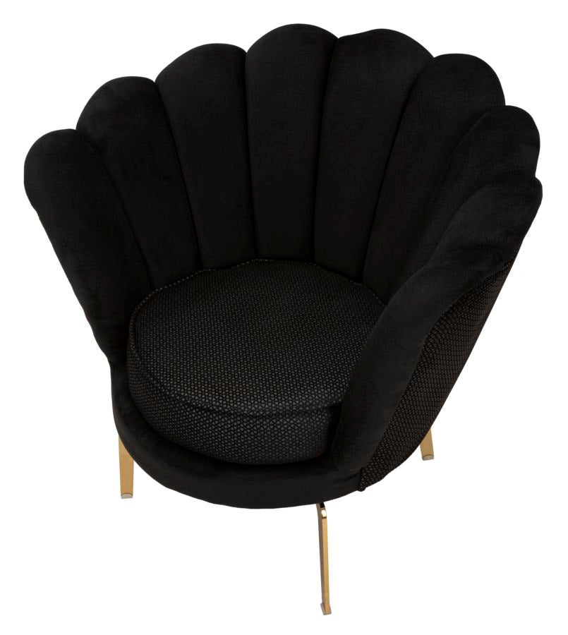 ARMCHAIR VIENNA PLUS BLACK CM 83X76X78