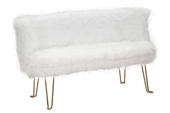 SOFA'  HACIL WHITE CM 134X54X77