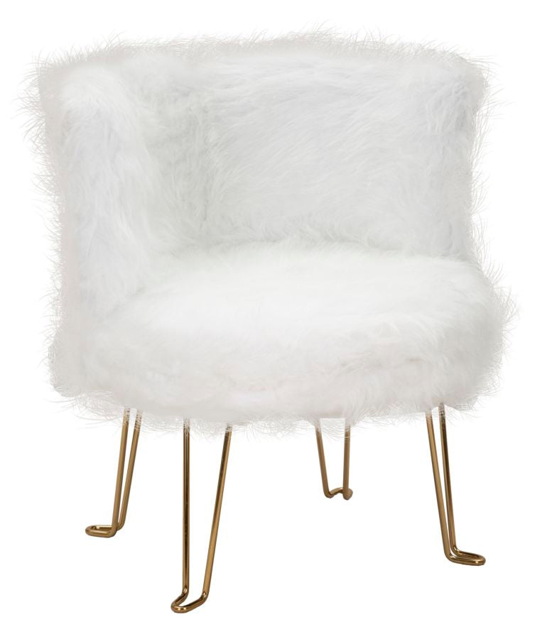 ARMCHAIR HACIL WHITE CM 73X64X77