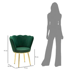 ARMCHAIR MINDY GREEN CM 70X63X83