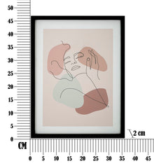 Tampon avec cadre Visage Impression douce