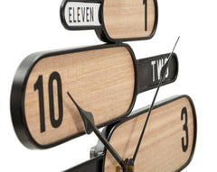 Horloge murale design géométrique