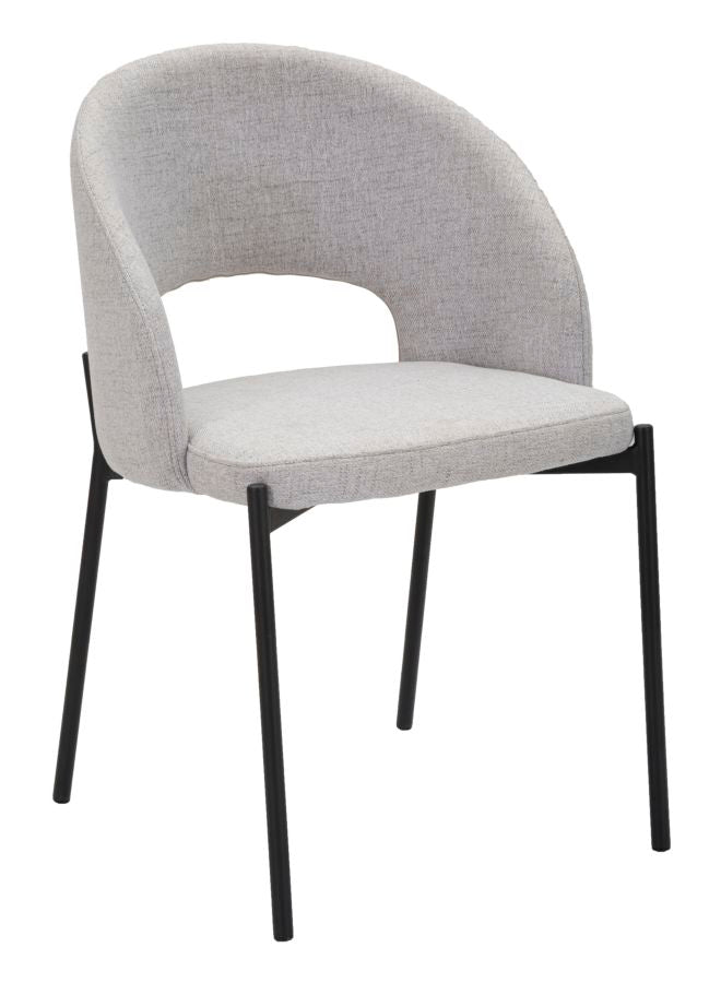 CHAIR HELSINKI GREY SET 2 PCS CM 51X53X80
