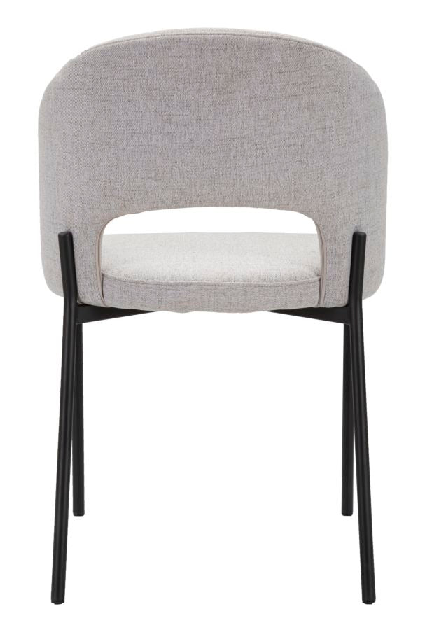 CHAIR HELSINKI GREY SET 2 PCS CM 51X53X80
