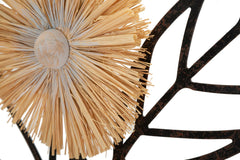 Panneau mural décoratif 3D Vaso Métal et Bois