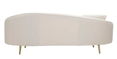 SOFA 3 SEATERS OSLO WITH CUSHIONS CREAM CM 185X84X68