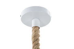 Lampe de plafond Singe en résine Blanche