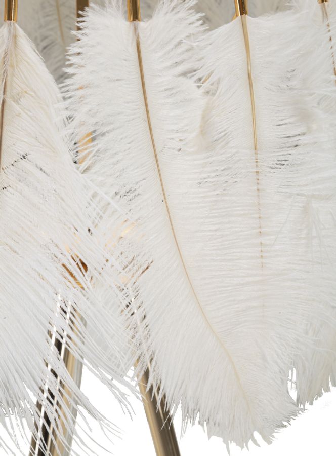 FLOOR LAMP FEATHER STAND CM Ø 46X147