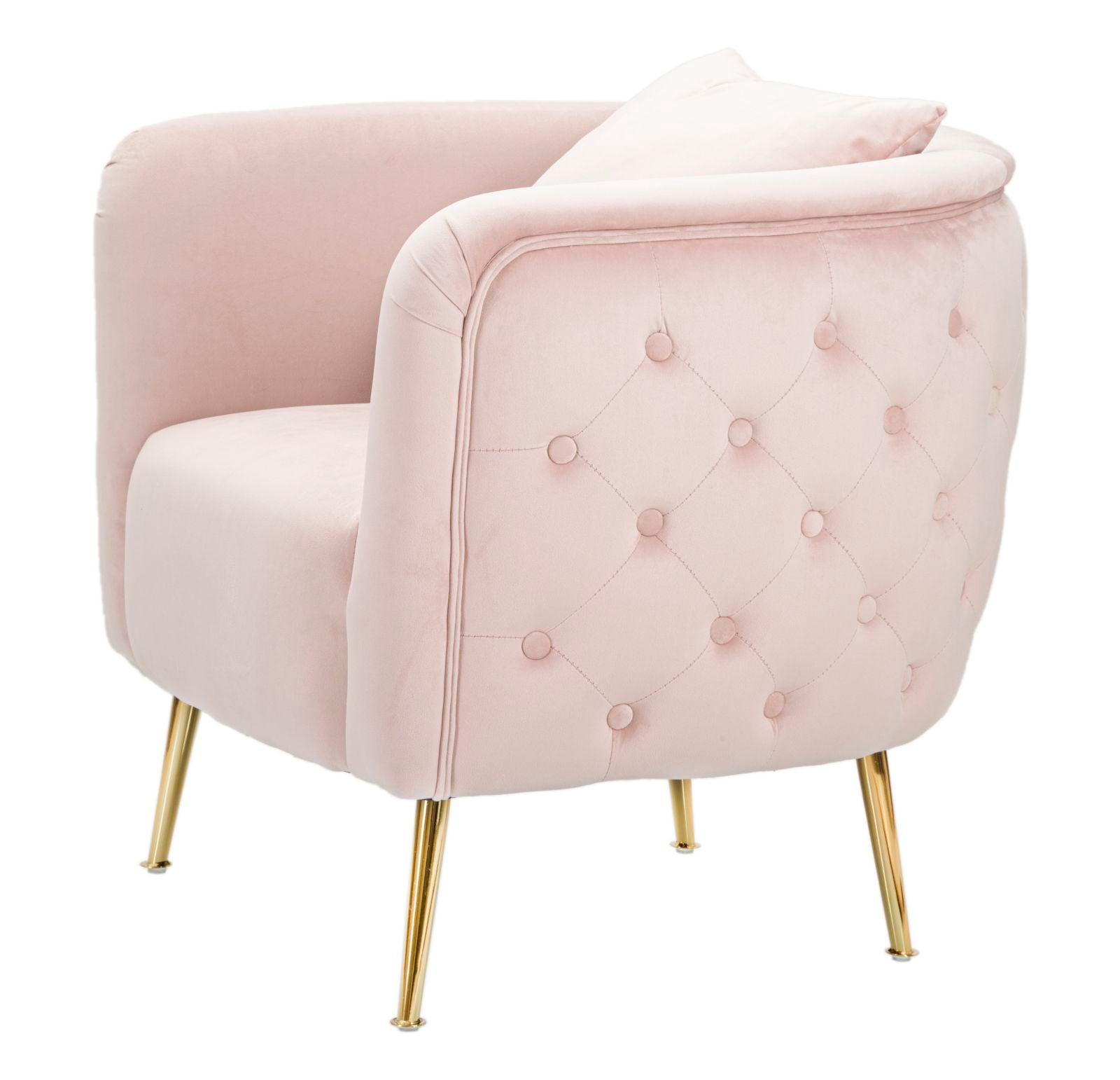 ARMCHAIR BUCAREST PINK CM 76X74X73