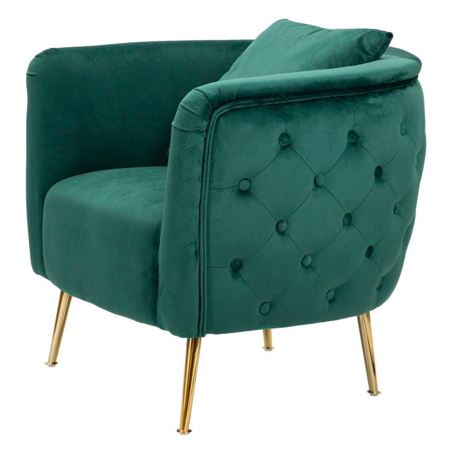 ARMCHAIR BUCAREST GREEN CM 76X74X73