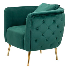 ARMCHAIR BUCAREST GREEN CM 76X74X73