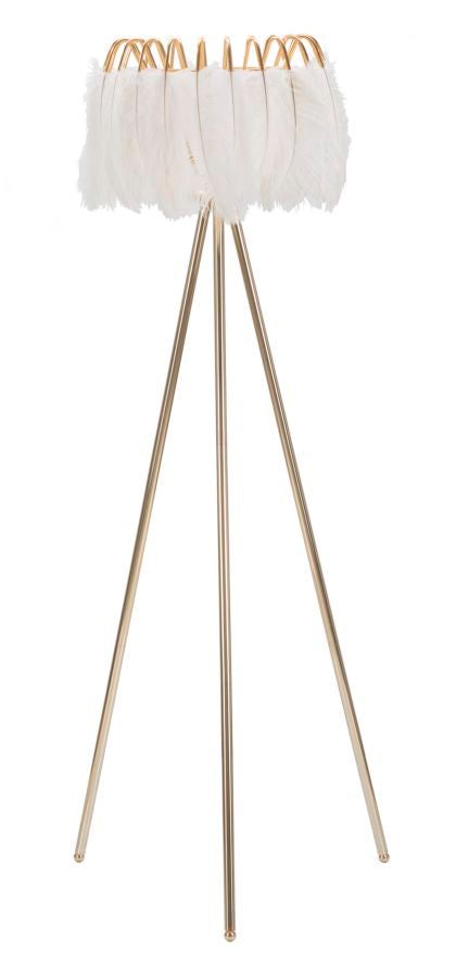 FLOOR LAMP FEATHER STAND CM Ø 46X147