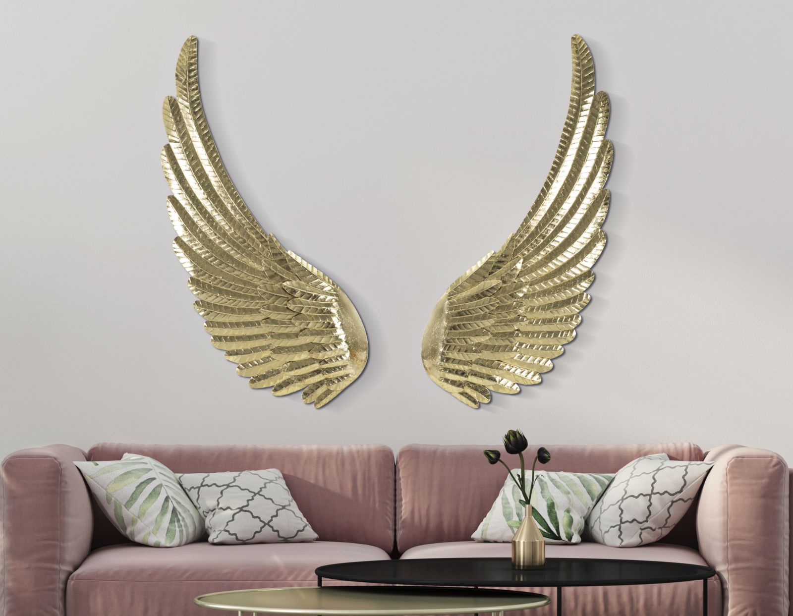WALL PANEL WINGS AMY SET 2 PCS CM 60X4,4X130