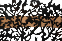 WALL PANEL TREE IRON AND WOOD SET 3 PCS CM 176X2X90 (63X2X90-50X2X90)