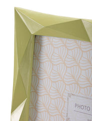 Cadre photo rectangulaire résine verte