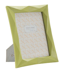 Cadre photo rectangulaire résine verte