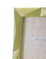 Cadre photo rectangulaire résine verte