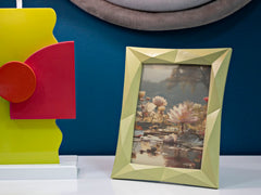 Cadre photo rectangulaire résine verte