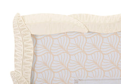 Cadre photo Serpent en résine couleur Crème