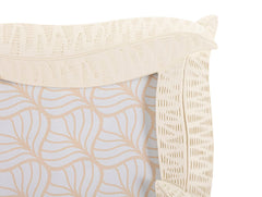 Cadre photo rectangulaire résine Serpent crème