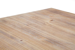 Table carrée Ankara métal et bois