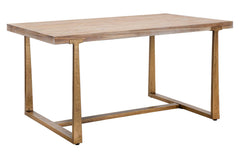 Table rectangulaire Ankara Métal et Bois