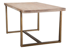 Table rectangulaire Ankara Métal et Bois