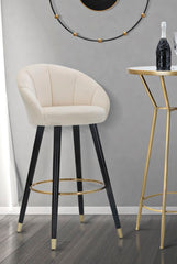 BAR STOOL PRAGUE CREMA CM 55X56X104