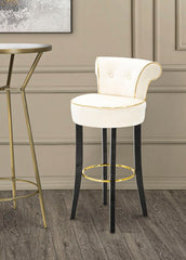 BAR STOOL LUXY CREAM CM 46X48X96
