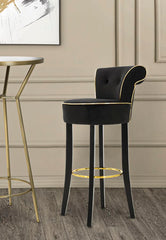 BAR STOOL LUXY BLACK CM 46X48X96