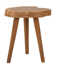 Tabouret en teck recyclé