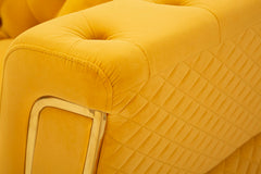 SOFA EMY MUSTARD WITH CUSHIONS  CM 162X83X76