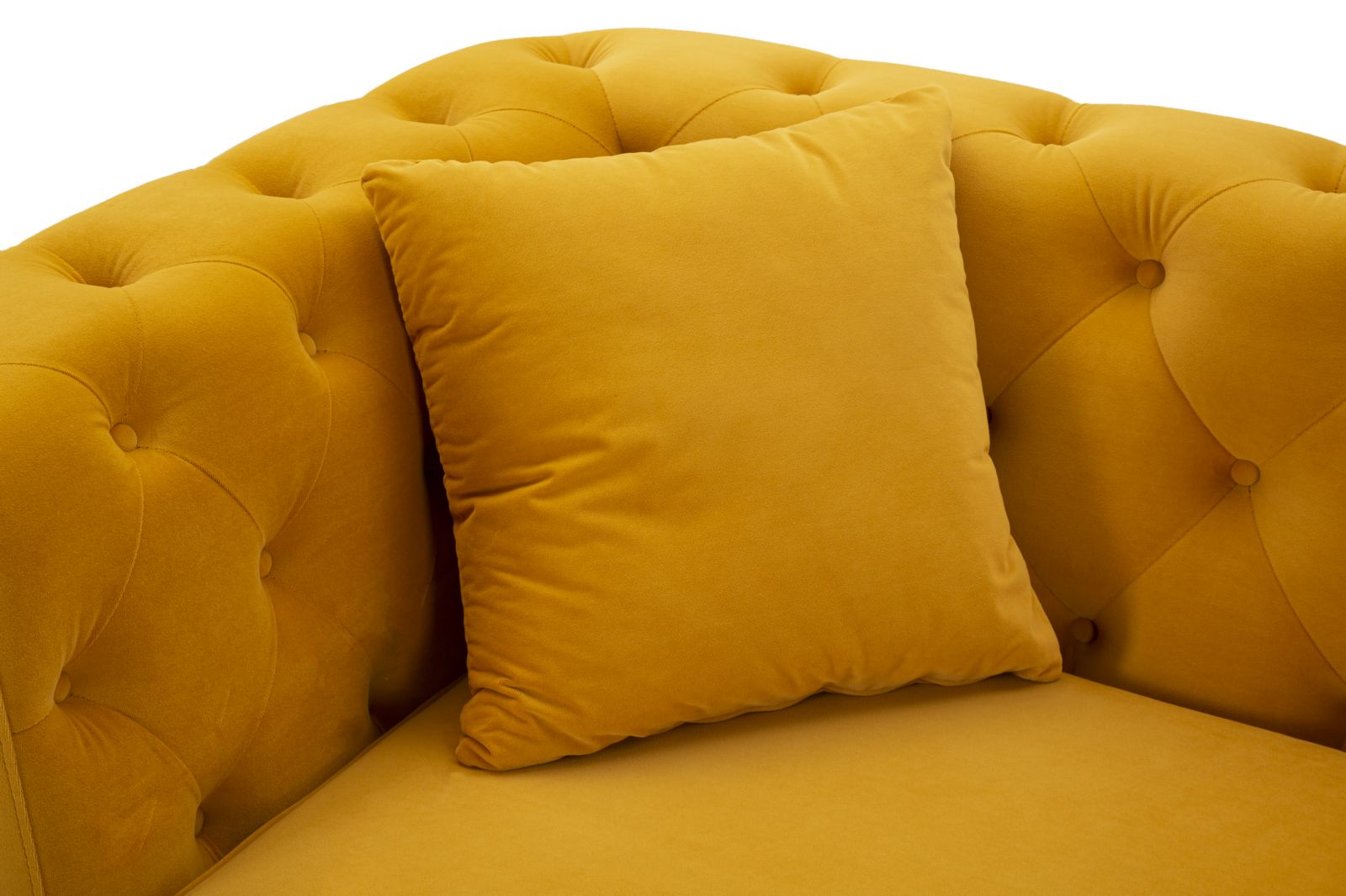 SOFA EMY MUSTARD WITH CUSHIONS  CM 162X83X76