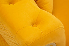 SOFA EMY MUSTARD WITH CUSHIONS  CM 162X83X76