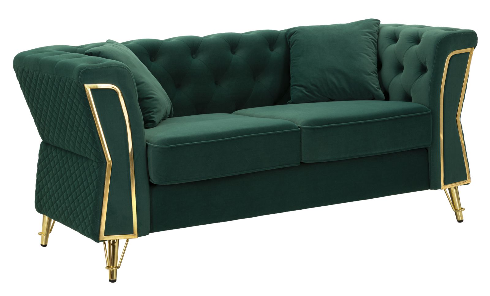 SOFA EMY GREEN WITH CUSHIONSCM 162X83X76