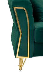 SOFA EMY GREEN WITH CUSHIONSCM 162X83X76